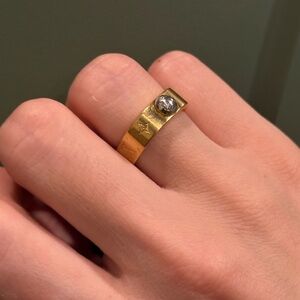 Louis Vuitton golden ring size 6.5